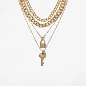 Lock and Key Necklace